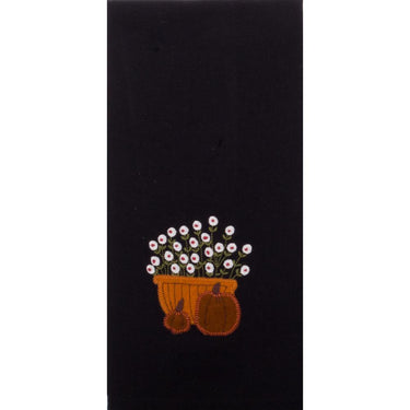 Bittersweet Basket Towel Black Set Of Two ETRE0190 - The Fox Decor